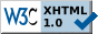 Valid XHTM 1.0