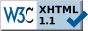 Valid XHTM 1.1